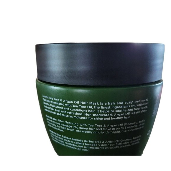 Luseta Tea Tree & Argan Oil Hair Mask 16.9 oz Damaged Repair Clarify Oily Hair - Picture 3 of 7
